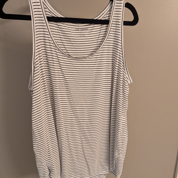 Joe Fresh Tops - Joe Fresh Black and White Striped Tank Top